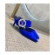 Louis Vuitton Heel 4.5cm Madeleine Mules Suede Blue 2020
