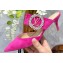Louis Vuitton Heel 4.5cm Madeleine Mules Suede Dark Pink 2020