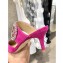 Louis Vuitton Heel 4.5cm Madeleine Mules Suede Dark Pink 2020
