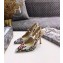 Dior Heel 9.5cm J'Adior Slingback Pumps Multicolor Cotton with Rosa Mutabilis Embroidery 2020