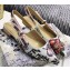 Dior J'Adior Slingback Ballet Flats Multicolor Cotton with Rosa Mutabilis Embroidery 2020