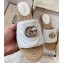 Gucci GG Matelassé Espadrilles Slides Sandals White 2020
