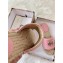 Gucci GG Matelassé Espadrilles Slides Sandals Pastel Pink 2020