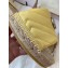 Gucci GG Matelassé Espadrilles Slides Sandals Pastel Yellow 2020