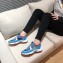 Chanel Suede Calfskin CC Logo Sneakers Blue 2020