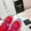 Chanel Suede Calfskin CC Logo Sneakers Red 2020