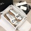 Chanel Heel Logo Mules Lambskin White 2020