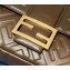Fendi Embossed FF Motif Nappa Leather Large Baguette Bag Coffee 2020