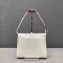 Balenciaga Ghost Medium Shoulder Bag Lizard Pattern White 2020