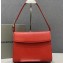 Balenciaga Ghost Medium Shoulder Bag Lizard Pattern Red 2020