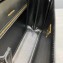 Balenciaga Ghost Medium Shoulder Bag Crocodile Embossed Calfskin Black 2020