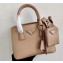 Prada Saffiano Leather Mini Bag 1BA296 Nude 2020