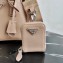 Prada Saffiano Leather Mini Bag 1BA296 Nude 2020