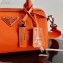 Prada Re-Edition 2005 Nylon Mini Boston Bag 1BB846 Orange 2020