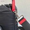 Prada Nylon Bucket Bag 1BE026 Black/Red 2020