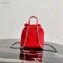 Prada Nylon Mini Backpack Bag 1BH029 Red 2020