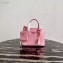 Prada Saffiano Leather Mini Bag 1BA296 Pink 2020