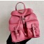 Prada Nylon Mini Backpack Bag 1BH029 Pink 2020