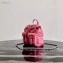 Prada Nylon Mini Backpack Bag 1BH029 Pink 2020