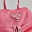 Prada Nylon Mini Backpack Bag 1BH029 Pink 2020