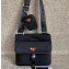 Prada Nylon Bandoleer Cross-Body Bag 2VH110 Black/Red Logo 2020