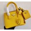 Prada Saffiano Leather Mini Bag 1BA296 Yellow 2020