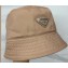 Prada Nylon Cap Hat 1HC137 Beige 2020