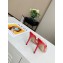 Gianvito Rossi Heel 10.5cm PVC Elle Mules Transparent/Red 2020