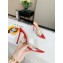 Gianvito Rossi Heel 10.5cm PVC Elle Mules Transparent/Red 2020