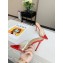 Gianvito Rossi Heel 10.5cm PVC Elle Mules Transparent/Red 2020