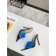 Gianvito Rossi Heel 10.5cm PVC Elle Mules Blue/Black 2020