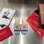 Gucci Slides Sandals Multicolored Pastel with Double G 2020