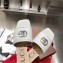 Gucci Slides Sandals White with Double G 2020