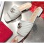 Gucci Slides Sandals White with Double G 2020
