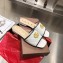 Gucci Slides Sandals White/Dark Blue with Double G 2020