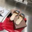 Gucci Slides Sandals Metallic Laminate Silver with Double G 2020