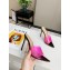 Gianvito Rossi Heel 10.5cm PVC Elle Mules Fuchsia/Black 2020