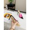 Gianvito Rossi Heel 10.5cm PVC Elle Mules Fuchsia/Black 2020