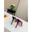 Gianvito Rossi Heel 10.5cm PVC Elle Mules Fuchsia/Black 2020