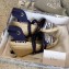 Dior Granville Embroidered Cotton Wedge Lace-up Espadrilles Sandals Blue 2020