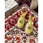 Gucci Double G Espadrilles Sandals Pastel Yellow with Grosgrain Lace-up 2020