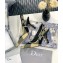 Dior Heel 9.5cm J'Adior Slingback Pumps Check Black/Beige 2020