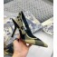 Dior Heel 9.5cm J'Adior Slingback Pumps Check Black/Beige 2020
