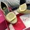 Roger Vivier Chips Ballerinas in Patent Leather Khaki
