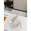 Gianvito Rossi Heel 10.5cm PVC Elle Mules Transparent/White 2020