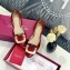 Roger Vivier Chips Ballerinas in Patent Leather Burgundy