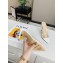 Gianvito Rossi Heel 10.5cm PVC Elle Mules Transparent/White 2020