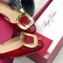 Roger Vivier Chips Ballerinas in Patent Leather Burgundy