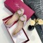 Roger Vivier Chips Ballerinas in Patent Leather Lavender