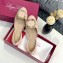 Roger Vivier Chips Ballerinas in Patent Leather Pink